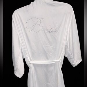 Elegant White Bride Robe